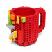 350ml Creative Lego Coffee Mug Kids Adult Cutlery Cup - Atom Oracle