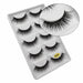 5 Pair 3D Natural Faux Mink Thick False Fake Eyelashes Makeup For Women 2020 - Atom Oracle