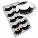 5 Pair 3D Natural Faux Mink Thick False Fake Eyelashes Makeup For Women 2020 - Atom Oracle