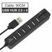 USB Hub 3.0 High Speed Splitter Ports With TF SD Card Reader - Atom Oracle